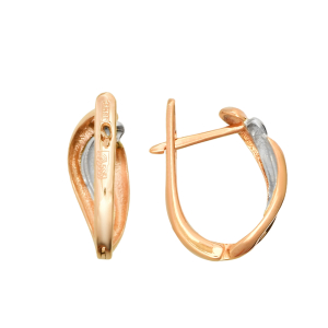 Серьги из красного золота