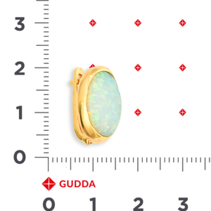Серьги из желтого золота
