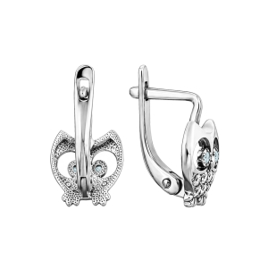 Новые серьги из серебра