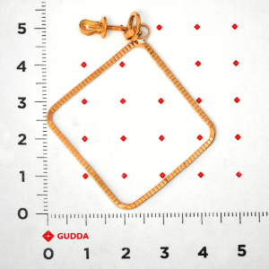 Серьги из красного золота