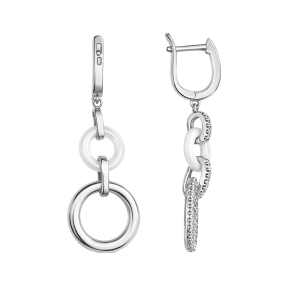 Серьги из серебра