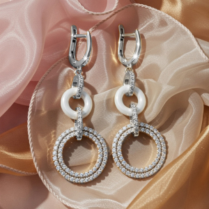 Серьги из серебра
