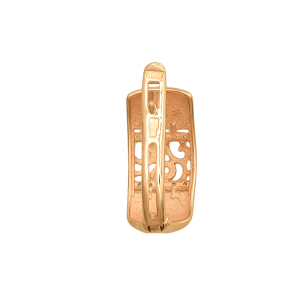Серьги из красного золота