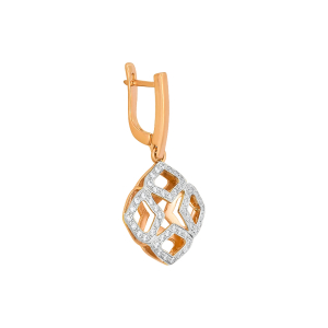 Серьги из красного золота