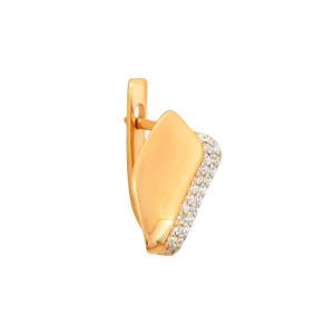 Серьги из красного золота