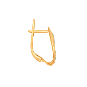 Серьги из красного золота