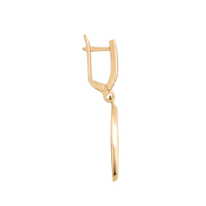 Серьги из красного золота