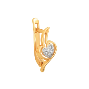 Серьги из красного золота Серьги из красного золота