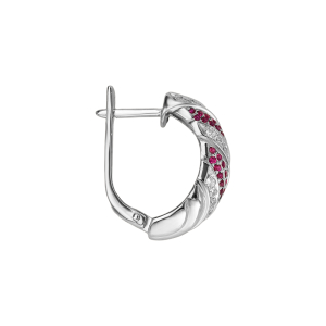 Серьги из белого золота