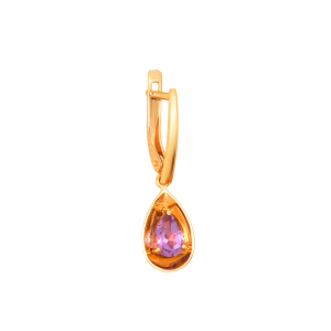 Серьги из красного золота Серьги из красного золота