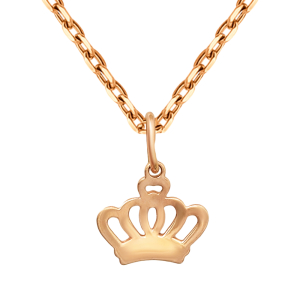 Подвеска из красного золота