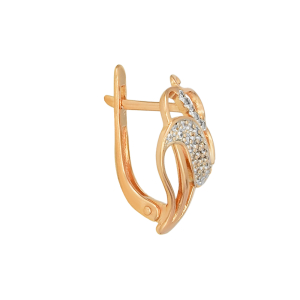 Серьги из красного золота Серьги из красного золота