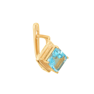 Серьги из красного золота