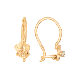 Серьги из красного золота