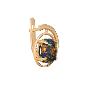 Серьги из красного золота