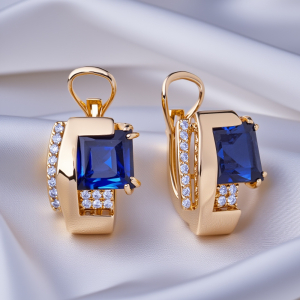 Серьги из красного золота Серьги из красного золота