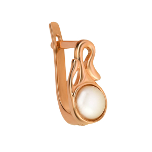 Серьги из красного золота