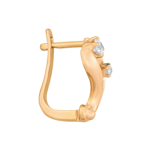 Серьги из красного золота