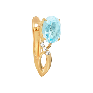 Серьги из красного золота