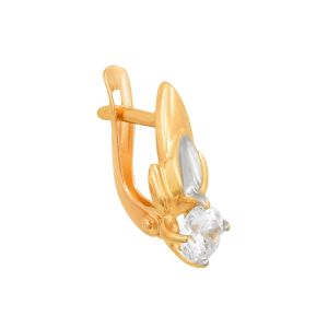 Серьги из красного золота