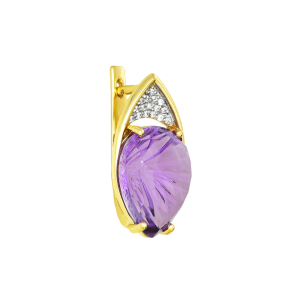Серьги из желтого золота