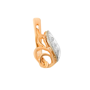 Серьги из красного золота Серьги из красного золота