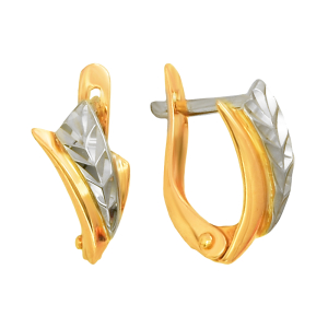Серьги из красного золота