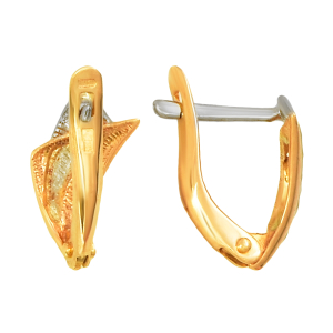 Серьги из красного золота
