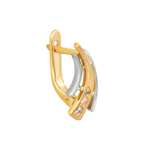 Серьги из красного золота