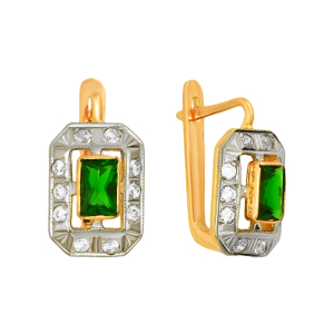 Серьги из красного золота