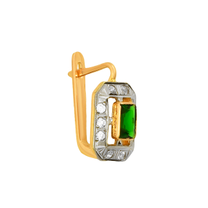 Серьги из красного золота