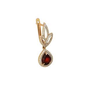 Серьги из красного золота Серьги из красного золота