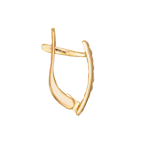 Серьги из красного золота