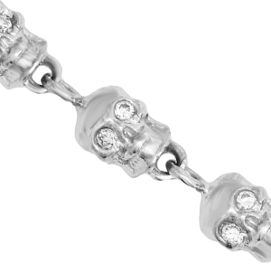 Браслет из белого золота, с бриллиантами