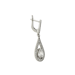 Серьги из белого золота