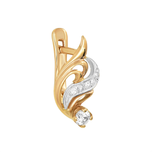 Серьги из красного золота Серьги из красного золота