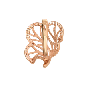 Серьги из красного золота Серьги из красного золота