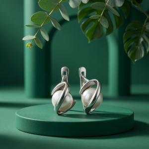 Серьги из серебра